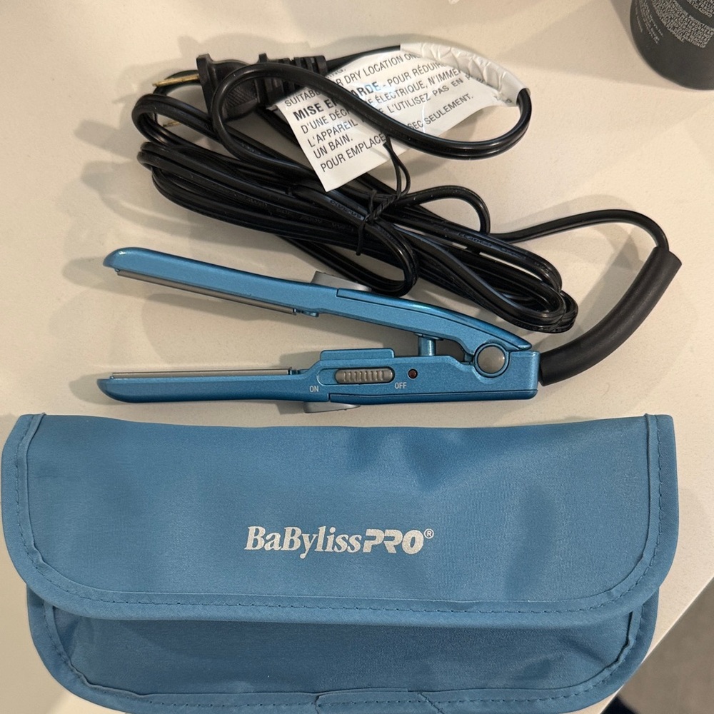 BaBylissPRO mini Hair Straightener with Case